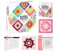 ZDNT Granny Square Häkel-Karten: 50x häkeln, mixen und matchen. Mit Häkelschrift und Foto zu jedem Granny Square und praktischem So-geht's-Booklet