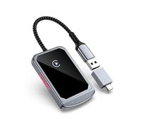 Zdprkqzvz Adattatore da gioco per auto per telefono aggiornato con cavo a dongle per giochi auto adattatore a bassa latenza per telefono