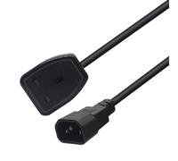 Zdprkqzvz Efficiente C14 a UK Power Extension Cord Alimentatori Cavo di Prolunga Adattatori C14 A UK Cavo di Alimentazione 3 Pin C14 A UK