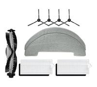 Zdprkqzvz Filtro HEPA, bordi laterali principali, spazzola per spazzare, anti-allergeni, adatto per Xiebro HR1010 Robot Part