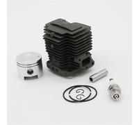ZDPVK 41.5 Millimetri 44 Millimetri Cilindro Pistone Candela Kit Misura for Kawasaki TH43 TH48 KBH48 Kbl48 Trimmer Decespugliatore Zylinder Testa Pezzi di Ricambio Cilindro Pistone(TH48 44MM)