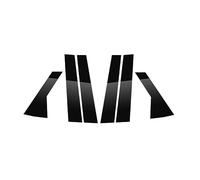 ZDPVK 6PCS Window Trim Cover BC Colonna Sticker For Land Rover Evoque 2012-2018 Pilastri lucidi Rivestimento del montante della porta e della fine