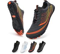 ZDQ Scarpe da Scoglio Uomo Donna Scarpe Mare Asciugatura Rapida Scarpette da Acqua per Spiaggia Surf Immersione Piscina Yoga Grigio 46 EU
