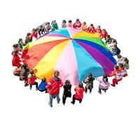 ZDQDMJ Paracadute Set di Team Building con Paracadute, attività di Integrazione Sensoriale, Gioco All'aperto su Prato E Spiaggia