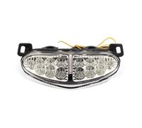ZDSMYXGS Fanale posteriore Indicatore Di Direzione Posteriore Integrato Per Motocicletta Per K&awasaki ER-6N ER-6F Per NINJA 650 2009 2010 2011 Lampada Freno Lampeggiante(CHIARO)