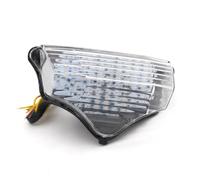 ZDSMYXGS Fanale posteriore Indicatori Di Direzione Per Moto Luce Posteriore Integrata Indicatore Di Direzione Lampada Lampeggiante Per Y&amaha FZ-600 FZ600 FZ6 2004-2008(CHIARO)