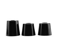ZDUD Tappo in Gomma for Fori, 5 Pezzi, Piedini for mobili, for Altoparlanti, cassetti, Letti, tavoli, guarnizioni coniche in Gomma, 12 x 8 x 7 mm, Nero(32x25x20mm)