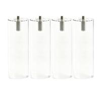 ZDUUONGY Gambe per mobili in acrilico, Confezione Da 4 Gambe for Mobili In Acrilico Trasparente Altezza 10-22 cm(Height 22cm)