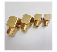 ZDVHOMCB 1/8" 1/4" 3/8" 1/2" Male To Female Thread Brass Elbow Pipe Fitting Coupler Connector(3/8")