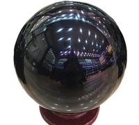 ZDVHOMCB 1pc 4cm Black Obsidian Sphere Crystal Ball Polished Stones Crystals feng shui for Decoration Without Base