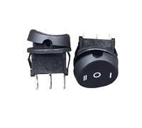 ZDVHOMCB 2pc R13-211 Boat-Shaped Switch Button 3-Position 3-Pin Switch Circular Toggle Switch Power Supply 10A125V