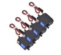 ZDVHOMCB 2pcs 4pcs 17g 6kg Torque Digital Servo Metal Gear High Speed Electronic Starter for 1/18 1/12 Scale Helicoper Airplane Car Boat Robot(4pcs 180 Degree)