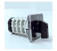 ZDVHOMCB Multi 5 Positions YMZ12-32/4 Changeover Rotary 660V 32Amper Four Stages 4 Levels Silver 16 Terminals Cam Switch(0-6 Positions)