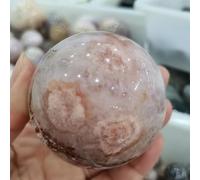 ZDVHOMCB Stone Gemstone Flower Agate Crystal Ball Carving Home Decor(51-60mm)