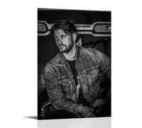 ZDXTYH Jensen AcklesStampe decorative estetiche moderne per camera da letto, soggiorno, ufficio, con tela di alta qualità resistente allo sbiadimento, 30 x 45 cm, Jensen Ackles