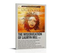 ZDXTYH The Miseducation of Lauryn Hill- Stampe decorative estetiche moderne per camera da letto, soggiorno, ufficio, con tela resistente allo sbiadimento di alta qualità, 60 x 90 cm, La diseducazione
