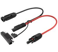 zdyCGTime 10AWG SAE con Cappuccio Antipolvere a Solare Maschio Femmina Prolunga cavo,Cavo di alimentazione Connettore Fotovoltaico per pannello Solare SAE Adatto per Camper Solare ecc(30cm/1Pezzo)