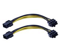 zdyCGTime 2-pack 6-pin PCIe a pin PCIe Adapter cable (20,3 cm)