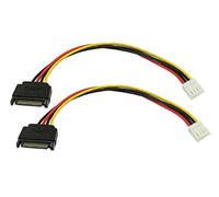 zdyCGTime 20,3 cm floppy Drive a 4 pin maschio cavo di alimentazione SATA 15 pin (pezzi)