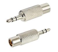 zdyCGTime Adattatore da RCA a 3,5 mm audio TS da 3,5 mm, spina mono maschio a RCA femmina.2 pezzi 3-Pole