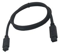 zdyCGTime cavo Alta qualità FireWire 800 IEEE 1394b Cavo della scheda di acquisizione da 9pin maschio a 9pin maschio Compatibile con PC,iLink e tutte le periferiche IEEE-1394b.(1Pezzo/Nero)