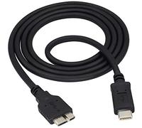 zdyCGTime Cavo dati per disco rigido mobile da Type-C a Micro B,USB C a Micro-B 3.0 Cavo,cavo ad altissima velocità 5 Gbps,adatto per dischi rigidi mobili,telefoni cellulari,ecc.(1M/Nero)