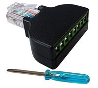 zdyCGTime connettore RJ45 Maschio a 8P 8C Femmina, connettore Ethernet Placcato Oro, Cavo di Rete AV CCTV UTP Cat5 Cat6 Cat7.