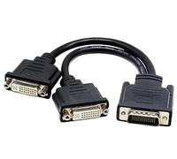 zdyCGTime dms-59 to DVI splitter cavo connettore per Dual monitor Setups o come un cavo adattatore DVI y dongle-10inch