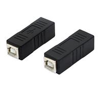 zdyCGTime porta USB B stampa stampa adattatore USB B femmina a femmina convertitore (2 confezioni)