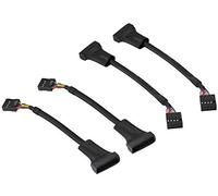 zdyCGTime USB 3.0 19 pin maschio a USB 2.0 9 pin femmina connettore del cavo del computer convertitore,Cavo dati da 19 pin a 9 pin,Connettore interno della scheda madre.(15 cm/4pezzi)