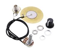 ZDYNASTY Pickup per chitarra da 50 mm, amplificatore precablato per trasduttore piezoelettrico con jack di uscita da 6,35 mm