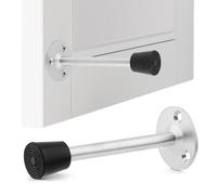 ZDYS Fermaporta in gomma, fermaporta da parete in acciaio inox, fermaporta a parete resistente in acciaio inox, cuscinetto in gomma per ridurre il rumore