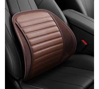 ZDYTPATX Auto Cuscini Lombari per Citroen Ds7 2018-2020, Ergonomico Rete Cuscino Posteriore Supporti Lombari Supporto Schiena Sedia Cusci Seggiolino,Brown