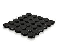 ZDZBLX Calamite Frigorifero, 30 Pezzi Magneti Calamite Potenti Calamite Piccole, Calamita Potente, Calamite per Lavagna Magnetica, Mini Rotondi Magnete Magneti Frigo, per Frigo, Lavagne Bianca (Nero)