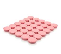 ZDZBLX Calamite Frigorifero, 30 Pezzi Magneti Calamite Potenti Calamite Piccole, Calamita Potente, Calamite per Lavagna Magnetica, Mini Rotondi Magnete Magneti Frigo, per Frigo, Lavagne Bianca, (Rosa)