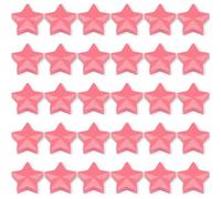 ZDZBLX Magneti per lavagnetta magnetica, 30 pezzi, potenti magneti per frigorifero, mini calamite forti, piccola lavagna bianca, calamita decorativa a forma di stelle rosa, per bacheca, scuola