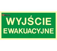 ZE-01 - Cartello USCITA DI EMERGENZA BHP LIBRES POLSKA SP