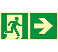 ZE-03 Direzione verso l'uscita della via di evacuazione a destra LIBRES...