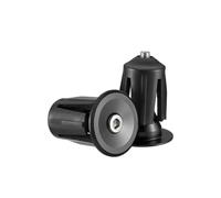 ZEACCT 1 Pair Universal Bicycle Handlebar End Caps - Lightweight Aluminium Alloy Construction, Secure Fit for Road and Mountain Bikes, Easy Installation, Durable Safety Plugs.