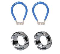 ZEACCT 4 Pezzi Chiave per Raggi per Biciclett, Set di Chiavi per Raggi della Bicicletta, Bicicletta per Raggio Ruota Chiave, Tira Raggi Bici, Tiraraggi Universale, per Regolare I Cerchi di Biciclette