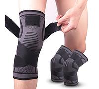 ZEACCT Tutore Rotula, Fascia Elastica Ginocchio, Supporto per Ginocchio, Fascia per ginocchio, Ginocchiera per Artrite ACL e Menisco Ginocchiere Regolabili per Ginocchia Sportive per Uomini e Donn