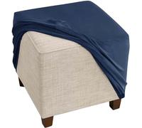 ZEaink Copri Pouf Elasticizzato Ottomano Poggiapiedi 40x40/80x80/60x60/50x50/45x45 Copertura Ottomana, Copri Pouf Quadrato in Velluto Lavabile,Copri Sgabello (Color : #9, Size : 40x40cm/16x16in)