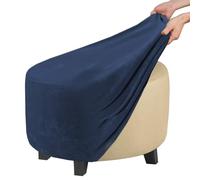 ZEaink Copri Pouf Rotondo Elasticizzato Fodera per Ottomana Copertura Dell'Ottomano Jacquard Copri Poggiapiedi Ottomano Pouf Rotondo Copertura per Poggiapiedi (Color : #9, Size : 40x40x40cm)