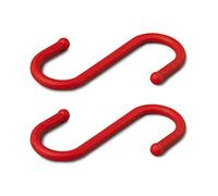 Zeal Gancio a Forma di S, Rosso, Taglia Unica