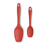 Zeal JSET1R Spatola in Silicone Antiaderente Grande e Piccola, Colore: Rosso