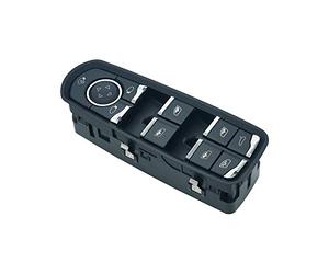 ZEALfix 7PP959858MDML Interruttore Pulsantiera Alzacristalli per Porsche Cayenne Panamera Macan Pulsanti Alza Vetri Elettrico Principale, Lato Guida Anteriore