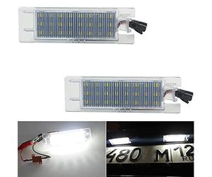 ZEALfix Alfa Mito Luci Targa Adatta per Giulietta 940 Auto Targa Luce Alfa Romeo 159 147 156 166 Accessori Brera Mito GF Spider Rail Lamp