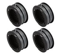 Zealfix Bobine Doppie Per Tagliabordi Greenworks 40v 80v Gst1246 Gd40bc Gd40bck2x Gd40bcb, 2930507 Sb00l00 Bobina Di Filo Di Ricambio Per Tagliabordi 4,8 M Lunghezza ø 2 Mm (4 Bobine)