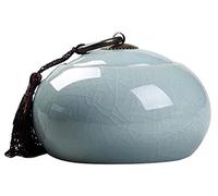 ZEALMAX Contenitore per tè in ceramica, contenitore per tè, contenitore per tè, set di tè e lattine, barattolo di tenuta, lattine per caffè/caramelle, A