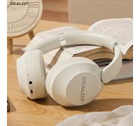 ZEALOT-B38 Cuffie senza fili Bluetooth 5.2 Audio originale Over Ear Auricolare 43dB Hybrid Auricolare per telefono PC Sport